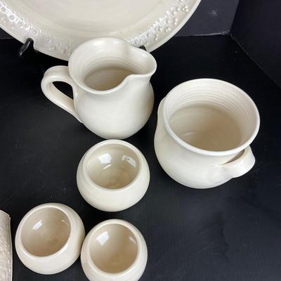 1042 Handmade Pottery Set by Virginia Perram