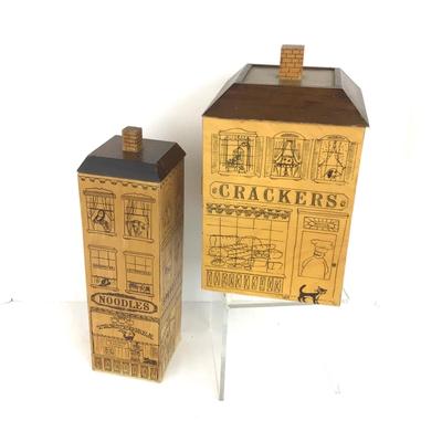 950 Mid Century Modern Wooden Kitchen Storage Containers Rosalind Welcher