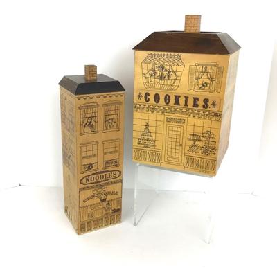 950 Mid Century Modern Wooden Kitchen Storage Containers Rosalind Welcher