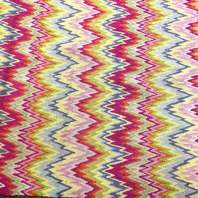 957 Flame Stitch Design Area Rug
