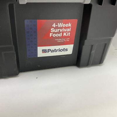 961 Four Patriots 4-week Survival Food Container with Assorted Meals