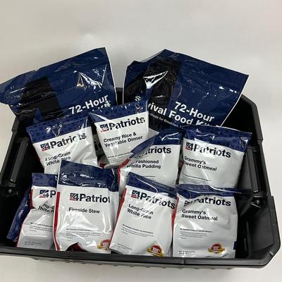 961 Four Patriots 4-week Survival Food Container with Assorted Meals