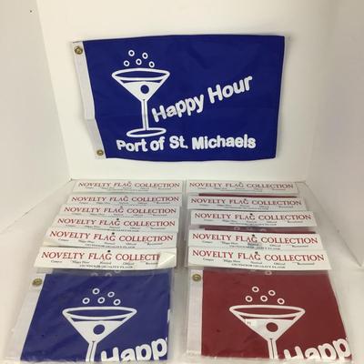 962 Lot of Port of St. Michaels Novelty Flags