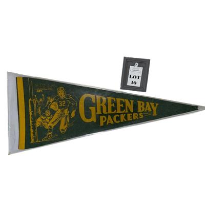 -10- PACKERS | 1940â€™s-1950â€™s Green Bay Packers Pennant
