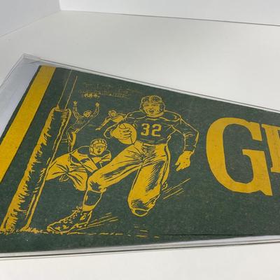 -10- PACKERS | 1940â€™s-1950â€™s Green Bay Packers Pennant
