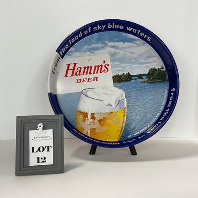 -12- COLLECTIBLE | Metal Hamms Beer Tray