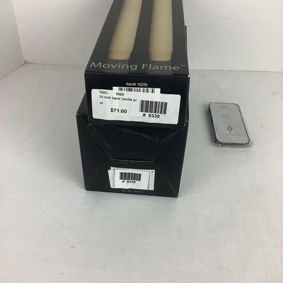 972 New in Box Liown Control Flicker Candle Tapers and Pillar
