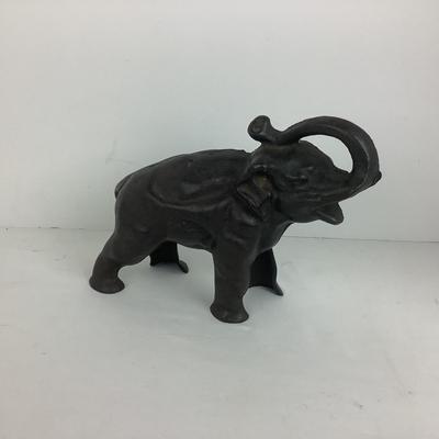 974 Antique Cast Iron Elephant Bank