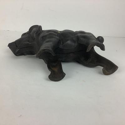 974 Antique Cast Iron Elephant Bank