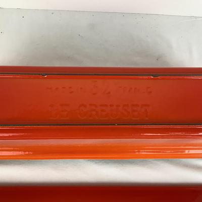 990 Le Creuset #32 Flame Orange Cast Iron Loaf Pan