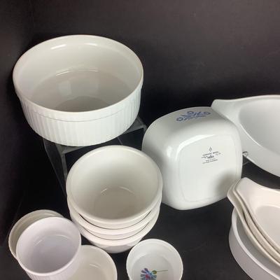 993 Assorted White Baking Dishes Crate & Barrel