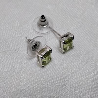 Handcrafted Peridot Orfevrerie Wiskemann 925 Earrings
