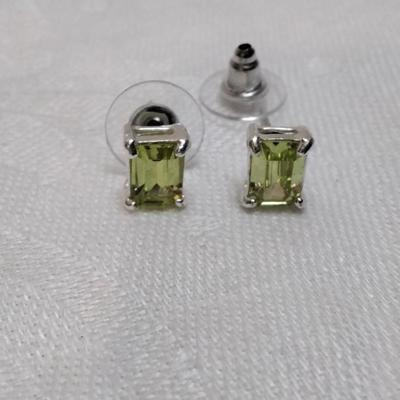 Handcrafted Peridot Orfevrerie Wiskemann 925 Earrings