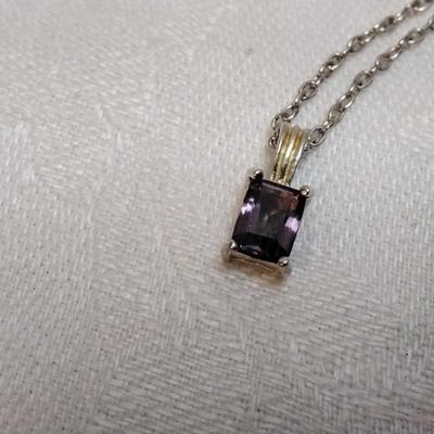 Handcrafted Amethyst Orfevrerie Wiskemann 925 18" Necklace