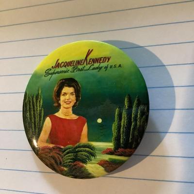 Jacqueline Kennedy Button, Pin, Pinback, Collectible