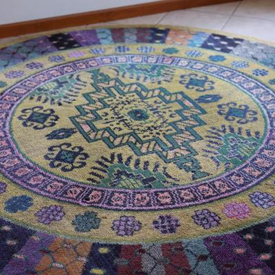 Palazzo Collection Circular Rug - 8" x 8"