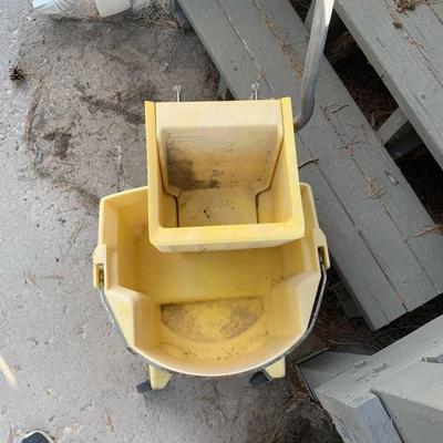 Yellow Mop Bucket
