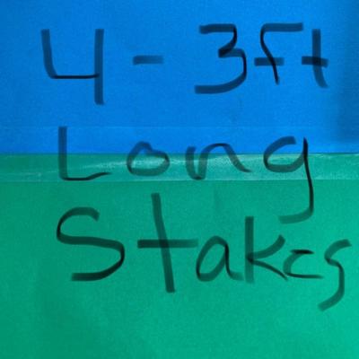 Yard stakes (3)