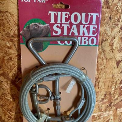 Tieout stake combo for dogs Top Paw