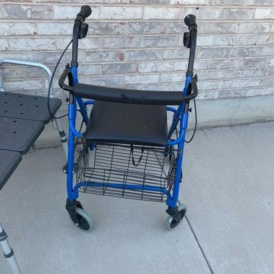 2 Walkers + Shower seat