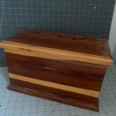 Small wooden chest