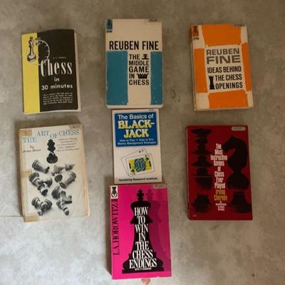 Misc. Chess books & Black Jack