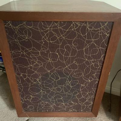 GORGEOUS Vintage Stereo EICO ST96 Cabinet with 2 speakers only
