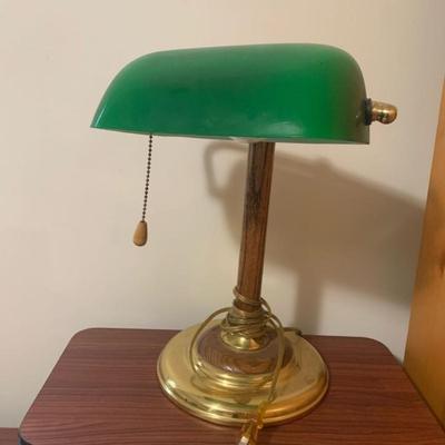Cute green & gold lamp