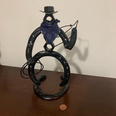 Misc decor, bridhouse, eye piece, swan, & cowboy