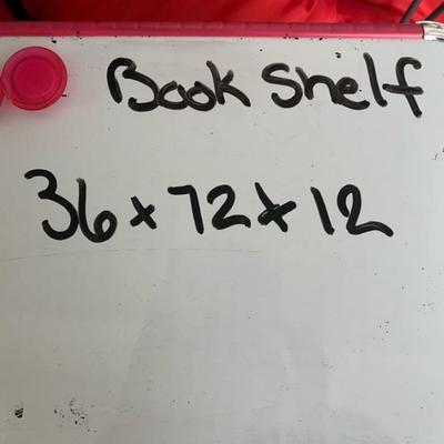 Bookshelf 36x72x12