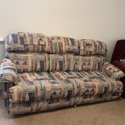 Super comfortable 3 piece couch with recliners