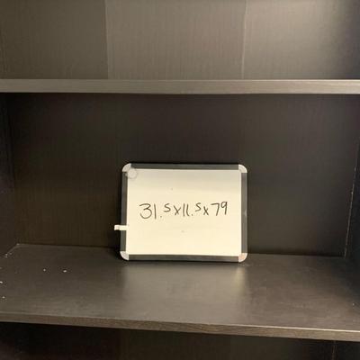 Black Bookshelf (possibly Ikea)