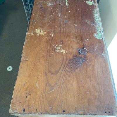 Wooden Shelf (was used for sewing fabric/sheets)
