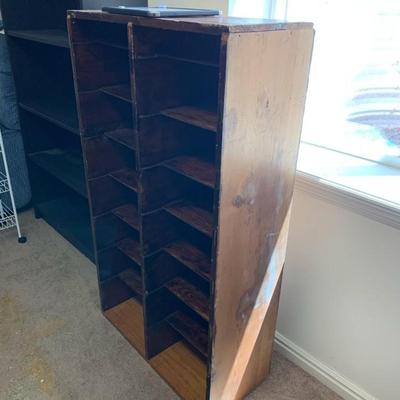 Wooden Shelf (was used for sewing fabric/sheets)