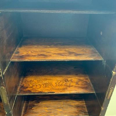Wooden Shelf (was used for sewing fabric/sheets)