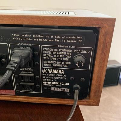 Yamaha Natural Sound Sterior Receiver CR-600