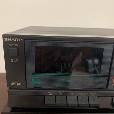 Sharp Metal Stero Cassetee Deck RT-W600 Tape Player