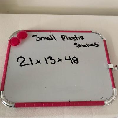 White Plastic Shelf