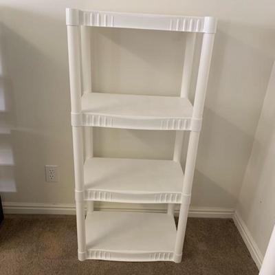 White Plastic Shelf