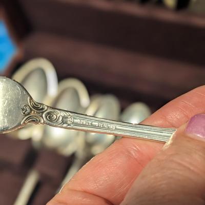 Exquisite 113 Piece 1958 Towle Sterling Silver Flatware "Old Master" Set