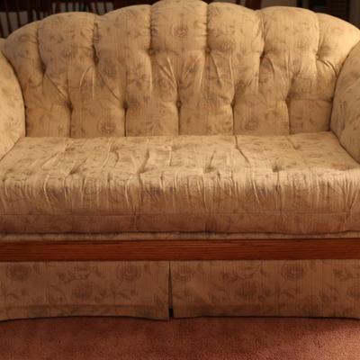 Loveseat Camelback Sofa