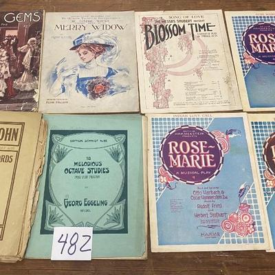 Vintage Sheet Music