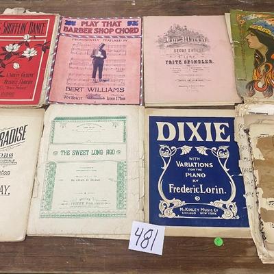Vintage Sheet Music