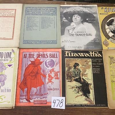 Vintage Sheet Music