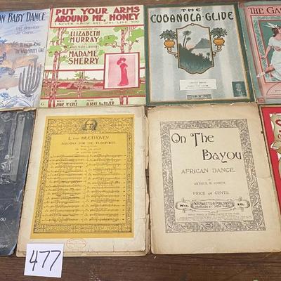 Vintage Sheet Music