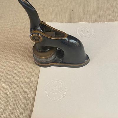 Vintage Notary Stamp