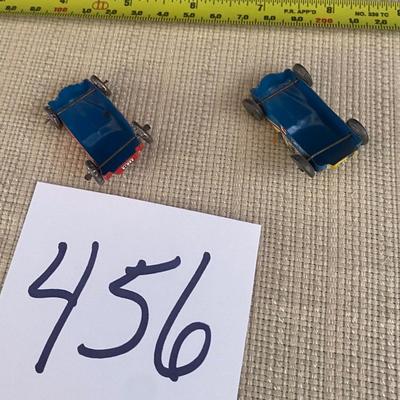 Vintage Tin Police and Ambulance Cars