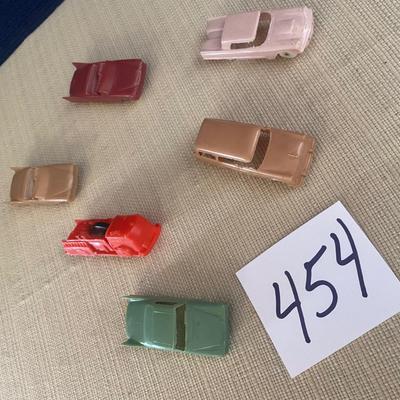 Vintage Hard Plastic Cereal Cars