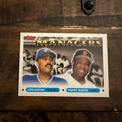 1993 Topps Managers Complete Set