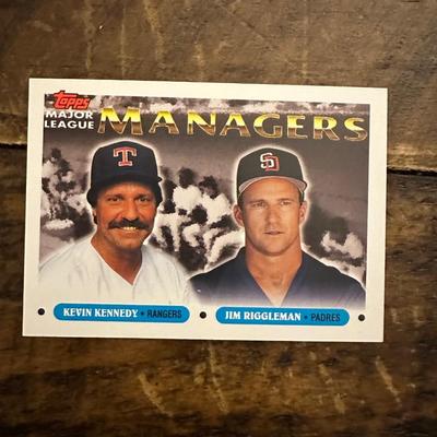 1993 Topps Managers Complete Set